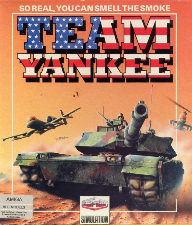 Team Yankee box art for Amiga
